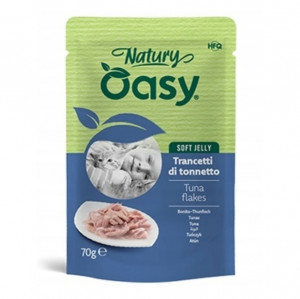 OASY Natury Soft Jelly Tuna flakes - mokré krmivo pro kočky - 70g