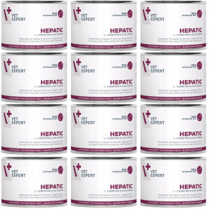 VETEXPERT Hepatic Kuře - vlhké krmivo pro psy - 12x200g
