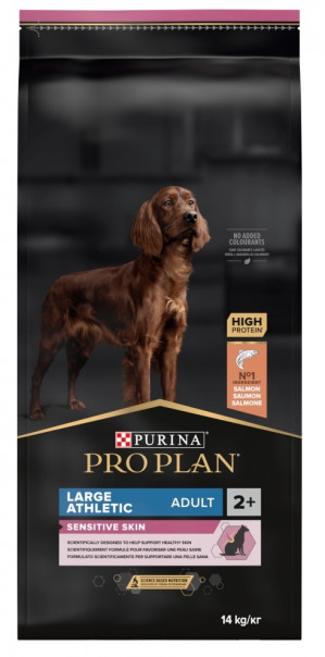 PURINA Sensitive Skin Large Athletic Adult Salmon - suché krmivo pro psy - 14 kg