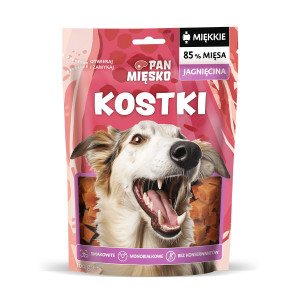 PAN MIĘSKO Squares Lamb - pamlsek pro psa - 100g