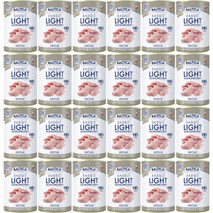 BALTICA Nutraceutic Mono Light Králík s prebiotiky - mokré krmivo pro psa - 24x400g