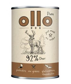 OLLO Pure Deer - vlhké krmivo pro psy - 400g