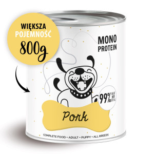 PAKA ZWIERZAKA Pepe Pork - vlhké krmivo pro psy - 800g