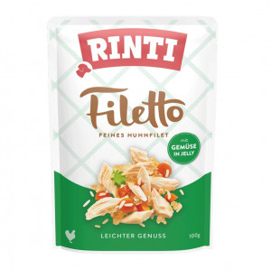 RINTI Filetto Chicken fillet with vegetables - vlhké krmivo pro psy - 100g
