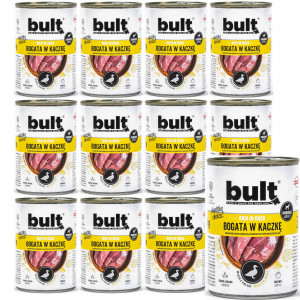 BULT Rich in duck - Mokré krmivo pro psy - 12x800 g