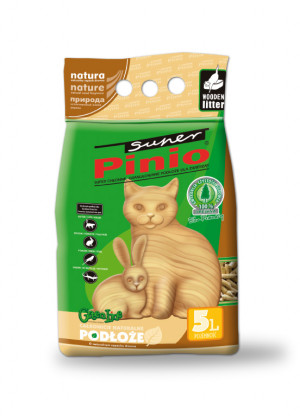 Certech Stelivo Super Pinio Natural 5 l - Dřevěné stelivo pro kočky