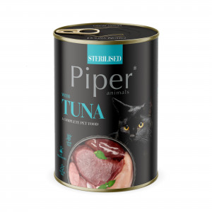 DOLINA NOTECI Piper Sterilised with tuna - mokré krmivo pro kočky - 400g