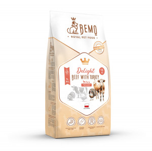 BEMO Delight Beef with turkey - suché krmivo pro psy - 15kg