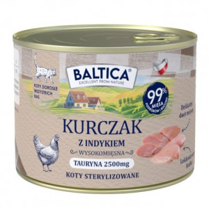 BALTICA Smaki regionów Chicken with turkey - mokré krmivo pro kočky - 185g