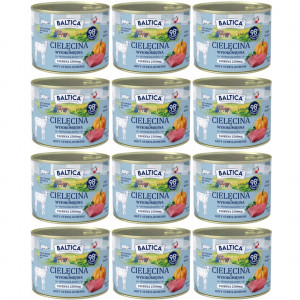 BALTICA Chuť regionů Mono Telecí - mokré krmivo pro kočky - 12x185g
