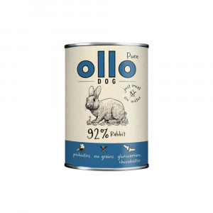 OLLO Mono Pure Rabbit - vlhké krmivo pro psy - 400g