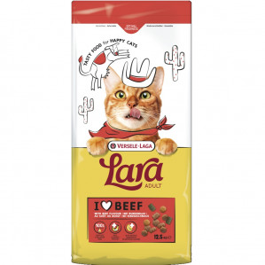VERSELE-LAGA Lara Beef - suché krmivo pro kočky - 12,5kg