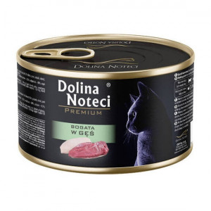 DOLINA NOTECI Premium Rich in goose - mokré krmivo pro kočky - 185g