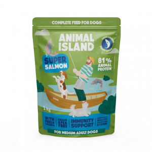 ANIMAL ISLAND Salmon - suché krmivo pro psy - 1kg