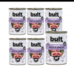 BULT Rich in lamb - Mokré krmivo pro psy - 6x400 g