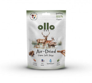 OLLO Air-Dried Game strips - pamlsek pro psa - 80g