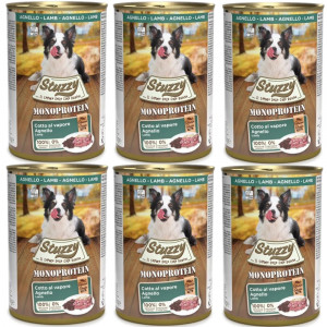 STUZZY Monoprotein Jehněčí – mokré krmivo pro psy – 6x400g