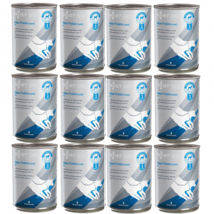 TROVET Unique Protein UPL s jehněčím masem – mokré krmivo pro psy a kočky – 12×400 g