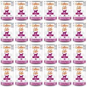 CALIBRA Dog Life Adult Divočák s brusinkami - mokré krmivo pro psy - 24x400g