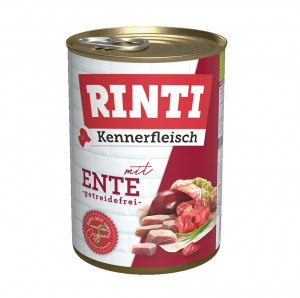 RINTI Kennerfleisch Duck - vlhké krmivo pro psy - 400g