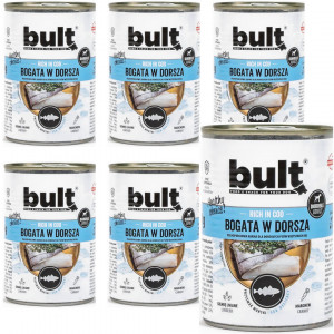 BULT Rich in cod - Mokré krmivo pro psy - 6x800 g