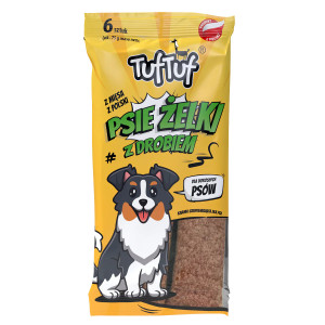 TUF TUF Dog gummies - poultry stripes - pamlsek pro psa - 6