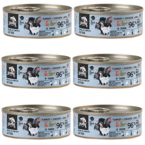 3COTY Turkey with chicken and krill Senior - mokré krmivo pro kočky - 6x80g