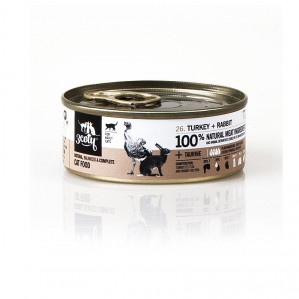 3COTY Turkey with rabbit - mokré krmivo pro kočky - 80g