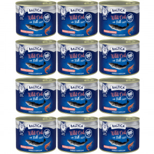 BALTICA Excellent Treska s krilem Light - mokré krmivo pro kočku - 12x185g
