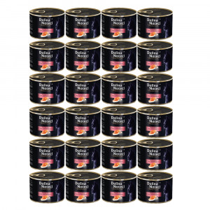 DOLINA NOTECI Premium bohaté na lososa - vlhké krmivo pro kočky - 24x185g