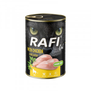 RAFI Cat Adult with chicken - mokré krmivo pro kočky - 400g