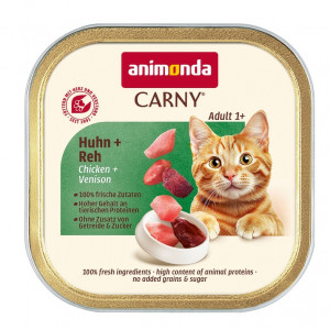 ANIMONDA Carny Adult Chicken and game - mokré krmivo pro kočky - 85g