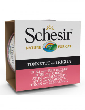 SCHESIR in jelly Tuna with red mullet - mokré krmivo pro kočky - 85 g
