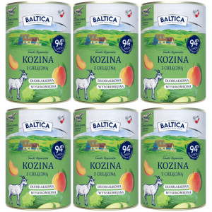 BALTICA Chutě regionů Kozí maso s telecím - mokré krmivo pro psy - 6x400g
