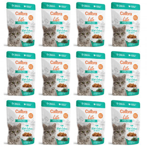 CALIBRA Cat Life pouch Sterilised Salmon in gravy - mokré krmivo pro kočky - 12x85g