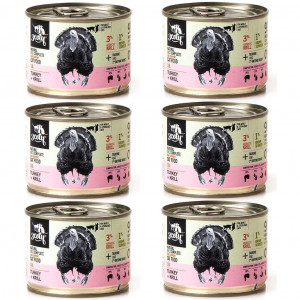 3COTY 18. Turkey with krill Coat support - mokré krmivo pro kočky - 6x180g