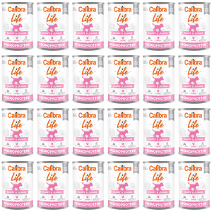 CALIBRA Dog Life Puppy&Junior Kuře & rýže - mokré krmivo pro psy - 24x400g