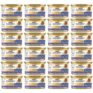 PURINA Gourmet Gold Mousse with lamb - mokré krmivo pro kočky - 24x85g
