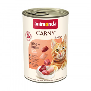 ANIMONDA Carny Adult Beef and chicken - mokré krmivo pro kočky - 400g
