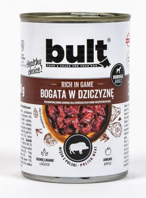 BULT Rich in game - Mokré krmivo pro psy - 400 g