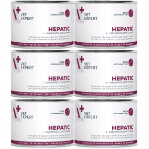 VETEXPERT Hepatic Kuře - vlhké krmivo pro psy - 6x200g