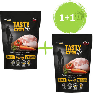 BIOFEED Tasty Dogs Life Krůta - mokré krmivo pro psa - 2×150g - 1+1 ZDARMA!