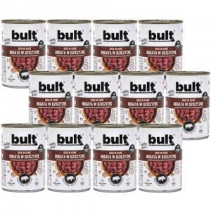 BULT Rich in game - Mokré krmivo pro psy - 12x400 g