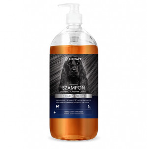 EUROWET Dark coat - šampon pro psy - 1l