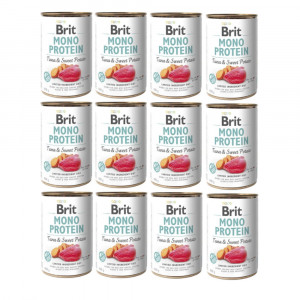 BRIT Mono Protein Tuna with sweet potato Mono - mokré krmivo pro psy - 12x400g