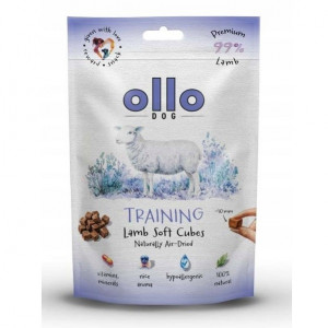 OLLO Air Dried Training Lamb Cubes - pamlsek pro psa - 80g