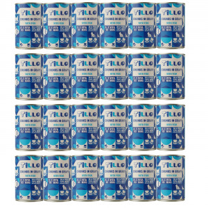 TILLO Kousky v omáčce s rybou - mokré krmivo pro kočky - 24x415 g