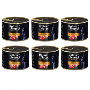 DOLINA NOTECI Premium Rich in duck - mokré krmivo pro kočky - 6x185g