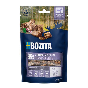 BOZITA Meaty bites Venison and duck - pamlsek pro psa - 70g