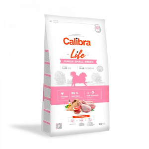 CALIBRA Dog Life Junior Small Breed Chicken - suché krmivo pro psy - 1,5kg